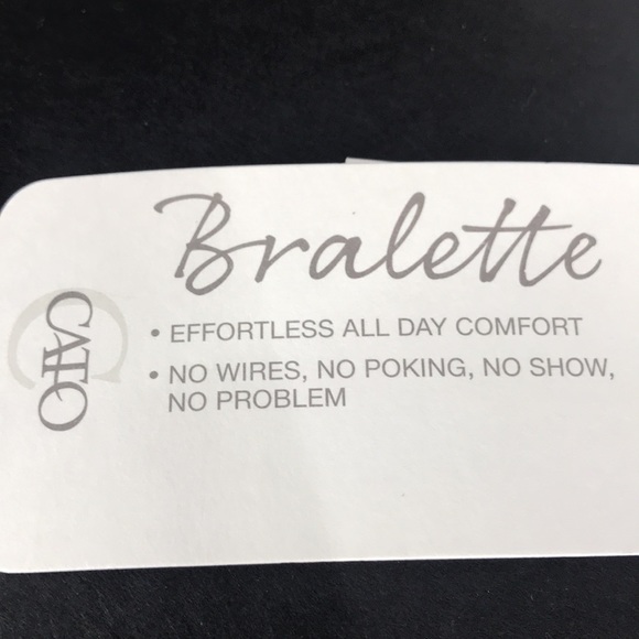 **NWT** Pure Beauty by René Rofé bralette lacy, lightly padded, wireless size XL - Picture 7 of 12